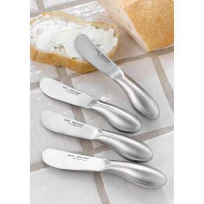 Steel-Function smøreknivssæt, rustfrit stål, 13,5 cm - 4 stk.