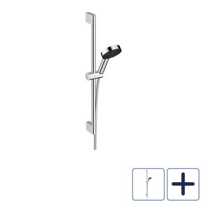 hansgrohe Pulsify Select S Relaxation brusesæt , Ø105 mm, 3-jet, krom