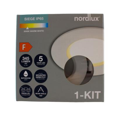 Nordlux indbygningsspot Sige 1-kit LED hvid