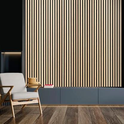 FibroTech PREMIUM akustikpanel, 605 x 2440 mm, ash