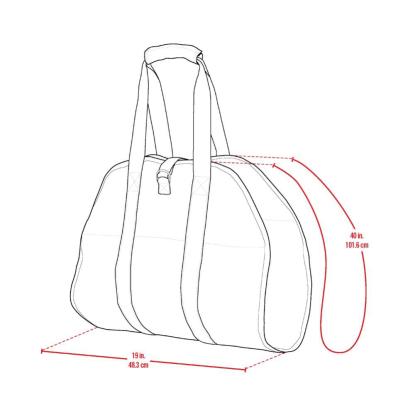 ShelterLogic Eg brændetaske, sort, maks. 20 kg