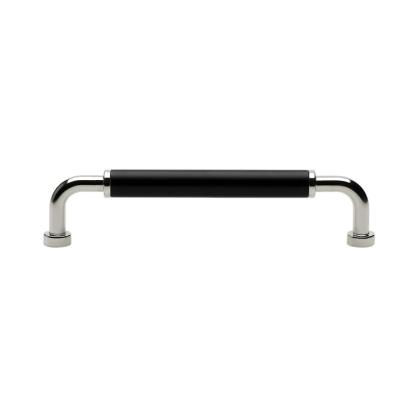 Beslag Design Brohult M greb, 128 mm, forniklet/sort