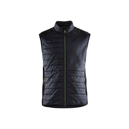 Blåkläder 3863 vest foret, sort/hi-vis gul