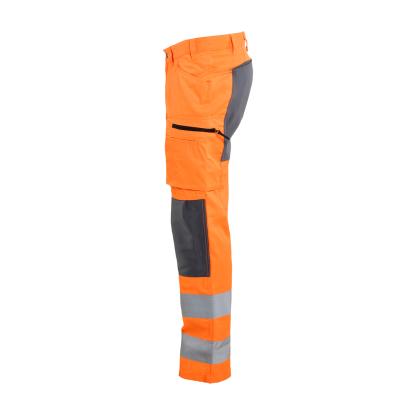 Blåkläder 1585 high vis buks med stretch, hi-vis orange/mellemgrå