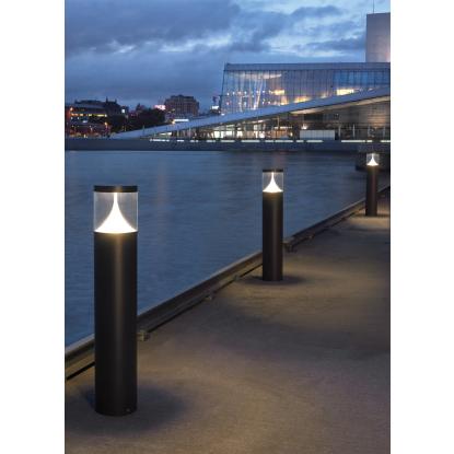 Norlys Egersund LED pullert, 63 cm, IP65, aluminium