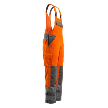 MASCOT SAFE COMPETE Barras overall med knælommer, hi-vis orange/antracit