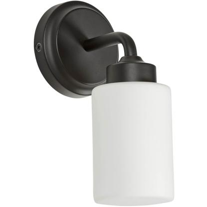 Armaturhantverk Boda væglampe, IP44, H22 cm, sort