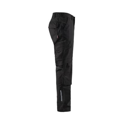 Blåkläder 1448 industri buks med knælommer stretch, sort