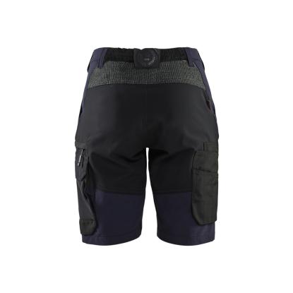 Blåkläder 7123 dame service shorts 4-vejs stretch, mørk marineblå/sort