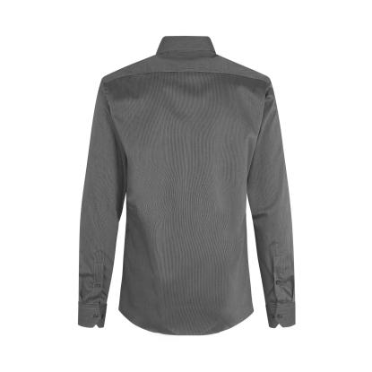 Seven Seas SS20 Fine Twill California skjorte, modern, mørk grå