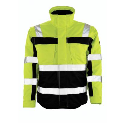 MASCOT SAFE COMPETE Loreto vinterjakke, hi-vis gul/marine