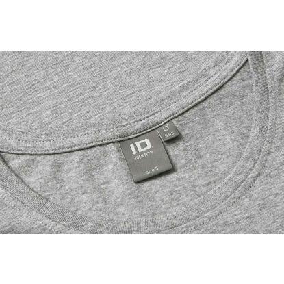 ID 0595 Stretch T-shirt, komfort, dame, grå melange