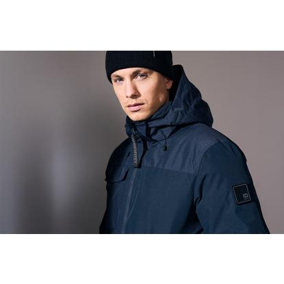 ID 0842 Hooded vinterjakke, navy