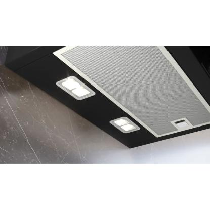 Siemens iQ300 væghængt emhætte LC87KFN60, sort, 80 cm