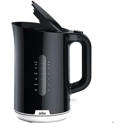 Braun WK1100 elkedel, 2200W,  sort - 1,7 liter