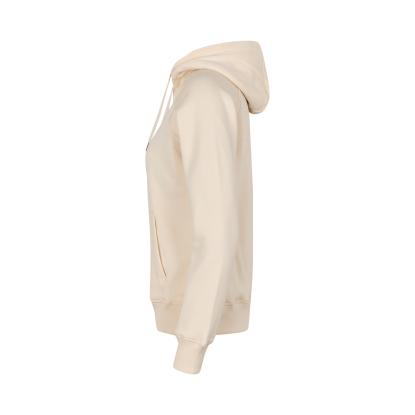 ID CORE 0639 hættetrøje med lynlås, dame, off-white