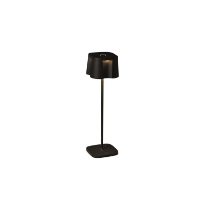 Konstsmide Nice bordlampe, transportabel, Ø10 x 36 cm, sort