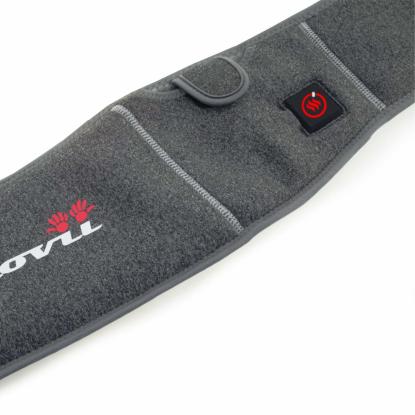 Glovii universalbælte med varme, GB1U, kompatibel med enhver 2A powerbank, grå