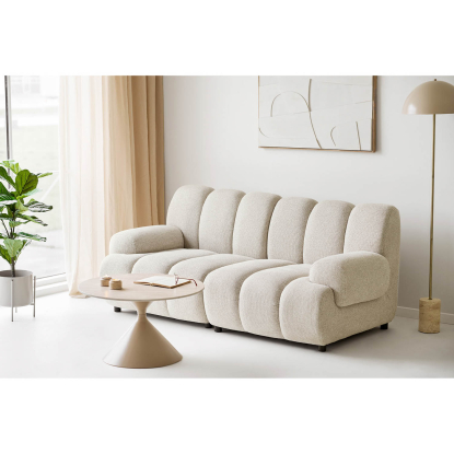 Taza 2,5 personers modulsofa, sand