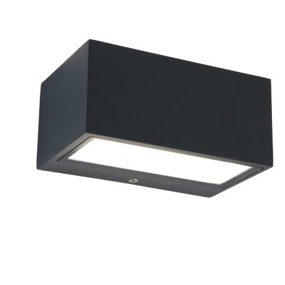 LUTEC GEMINI udendørs LED væglampe, up/down, H6,5 cm, IP54, 4000K, mørk grå