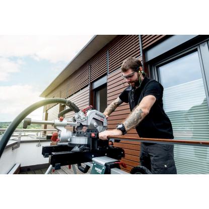 Metabo KGS 18 LTX BL 216 kap-/geringssav, 18V, med 2 x 8,0 Ah batteri og lader