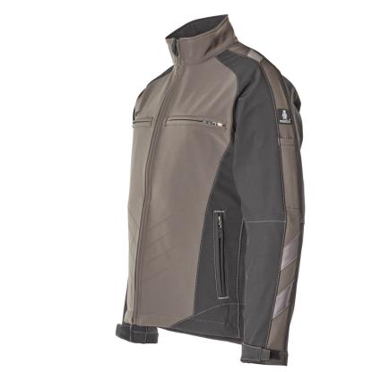 MASCOT UNIQUE Dresden softshell jakke, mørk antracit/sort
