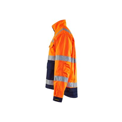Blåkläder 4023 high vis arbejdsjakke, hi-vis orange/marineblå