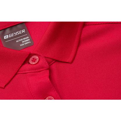 GEYSER G11006 poloshirt, funktionel, dame, rød
