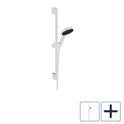 hansgrohe Pulsify Select S Relaxation EcoSmart brusesæt, Ø105 mm, 3-jet, mat hvid