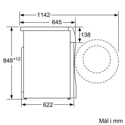 Siemens iQ700 vaske/tørrremaskine WN54C2A0DN - 10,5 kg
