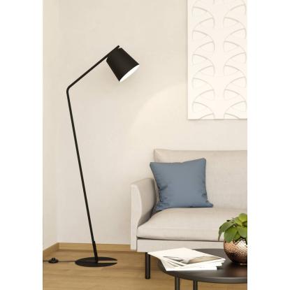 EGLO ONEDA gulvlampe, H160,5 cm, E27, sort