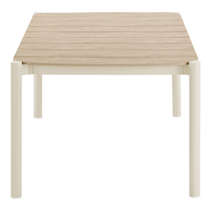 Abela spisebord med nonwood bordplade, sand/natur, 200 x 100 cm