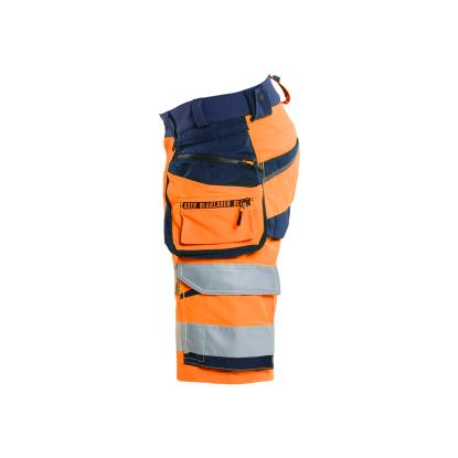 Blåkläder 1120 high vis shorts 4-vejs stretch, hi-vis orange/marineblå