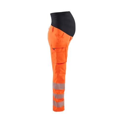 Blåkläder 7100 graviditets high vis buks 4-vejs stretch, hi-vis orange/sort