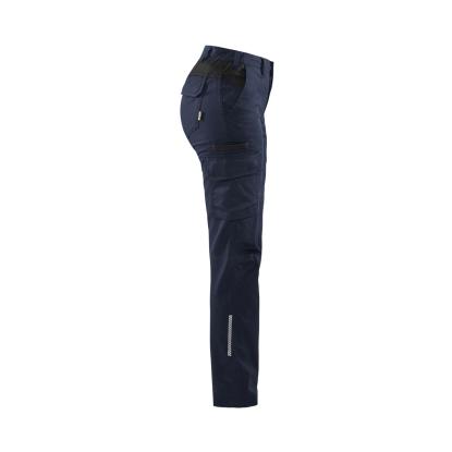 Blåkläder 7144 dame industri buks stretch, mørk marineblå/sort