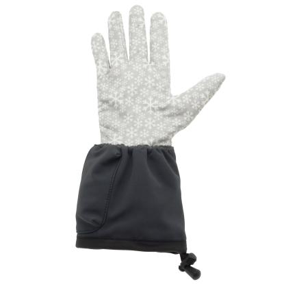 Glovii universalhandsker med varme, GEG, sæt med 4 dele, grå - L-XL