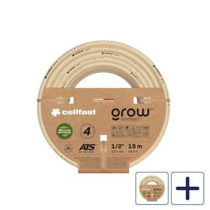 Cellfast GROW 4-lags haveslange - 15 meter