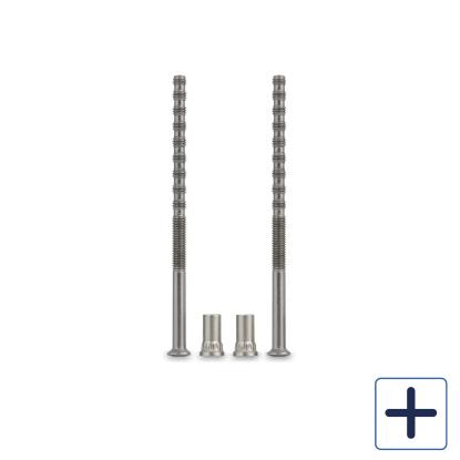 Jasa Company knækskruesæt,  rustfri, 90 mm - 2 stk.