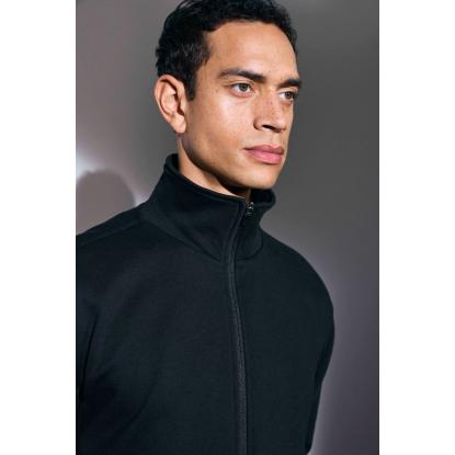 ID 0622 sweat cardigan, sort