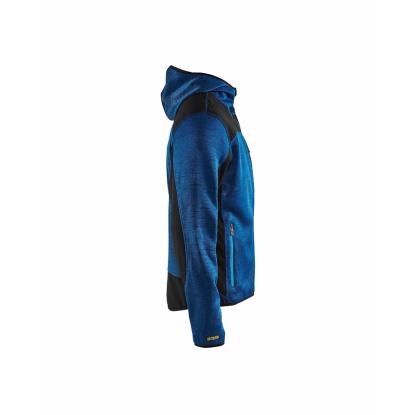 Blåkläder 4930 strikket jakke med softshell, marineblå/marineblå