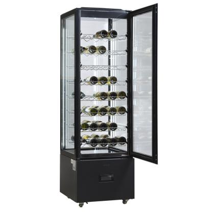 Scandomestic DC402BB displaykøleskab, 250 liter