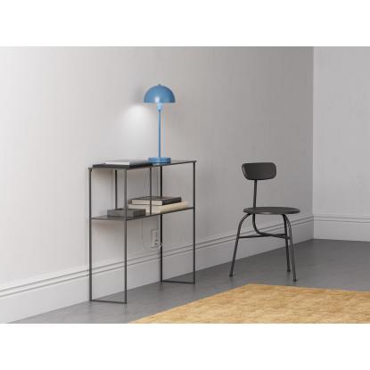 Herstal Vienda bordlampe, H50 cm, E14, blå