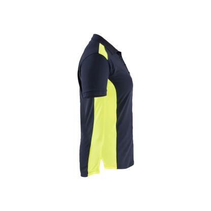 Blåkläder 3390 dame poloshirt, mørk marineblå/hi-vis gul