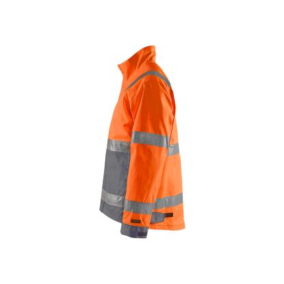 Blåkläder 4064 high vis arbejdsjakke, hi-vis orange/mellemgrå