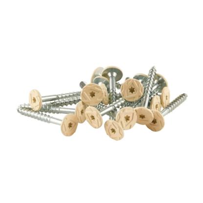 FibroTech træbetonskrue, TX20, 5 x 45 mm, beige - 100 stk.