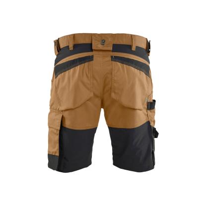 Blåkläder 1753 håndværker shorts med stretch, nougat/sort