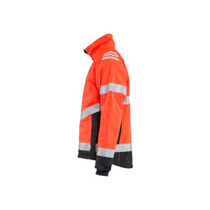 Blåkläder 4780 high vis letforet vinterjakke, hi-vis rød/sort