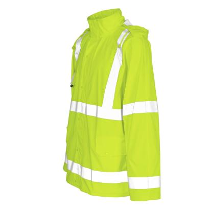 MASCOT SAFE AQUA Feldbach regnjakke, hi-vis gul
