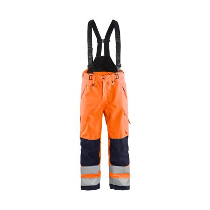 Blåkläder 1867 high vis skalbuks, hi-vis orange/marineblå