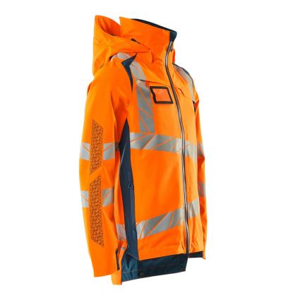 MASCOT ACCELERATE SAFE softshell jakke, hi-vis orange/mørk petroleum